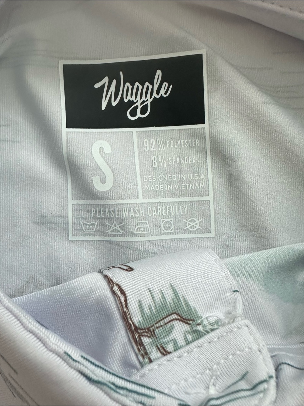 ⭐️NWT Waggle Men’s Polo - Water Hazard (Small) - Picture 3 of 5